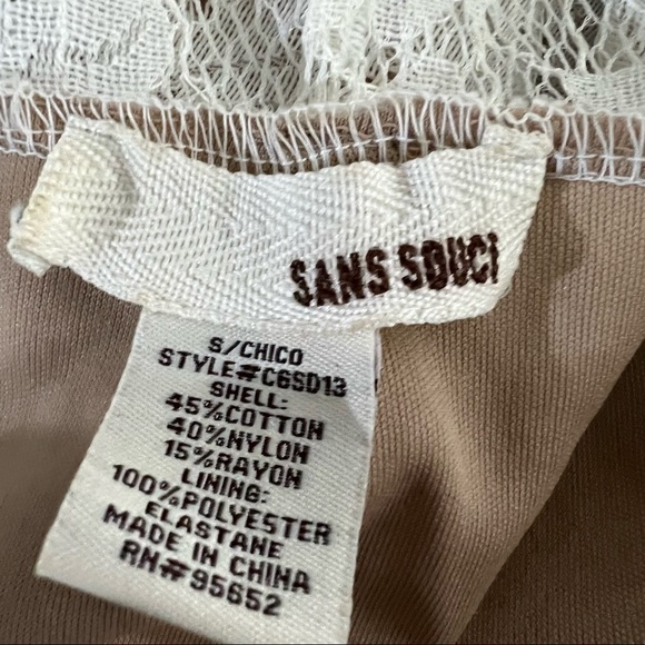 SANS SOUCI‎ LACE LINED SHEATH DRESS - Picture 6 of 9